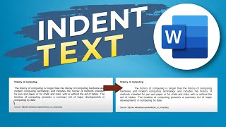 How to Indent Paragraphs in Microsoft Word [upl. by Hubble116]