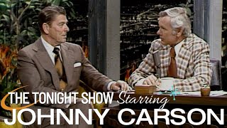 Ronald Reagan Sits Down with Johnny  Carson Tonight Show [upl. by Meadow693]