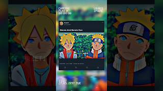 Naruto and Boruto Duo naruto boruto borushiki kawasaki dragonball akiratoriyama luffy [upl. by Ahsitruc37]