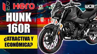 Hero HUNK 160R 🇮🇳 RENDIMIENTO y BAJO PRECIO [upl. by Mandle91]