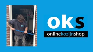 Instructie video kunststof kozijn zonder aanslag plaatsen [upl. by Ambrose620]