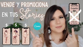 💫 Cómo CREAR historias de instagram para PROMOCIONAR tus producto o servicios 💫 [upl. by O'Doneven708]