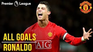 Cristiano Ronaldo  All Premier League Goals  WINNER Best Manchester United Player  1000 PL [upl. by Dannie]