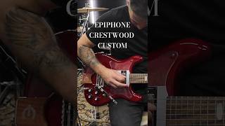 epiphone crestwood Custom guitar [upl. by Natica237]