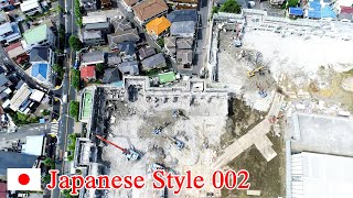 Demolition Work Japanese Style 002 解体工事 PV [upl. by Sinnel]