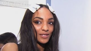 Jourdan Dunn  Model Talk at FallWinter 201213 Fashion Week  FashionTV [upl. by Ahsha384]