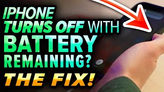 Why Does My iPhone Turn Off With Battery Life Remaining The Fix [upl. by Onez]