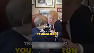 Trump Teaching His Son Barron [upl. by Krantz]