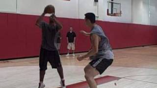 Yao Ming Workout 8242010  trashtalking Chuck Hayes [upl. by Ahsenik]