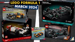 LEGO Formula 1 March Madness in 2024  Sennas McLaren Technic amp Speed Champions F1 cars revealed [upl. by Nilyac971]