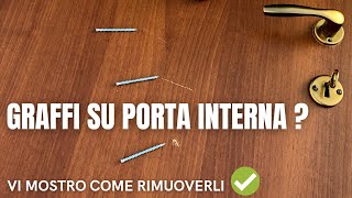 Come riparare un graffio su porta interna [upl. by Aenad518]