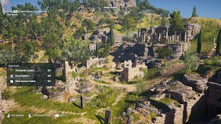 Assassins Creed Odyssey PC  Asine Ruins Walkthrough [upl. by Ecahc193]