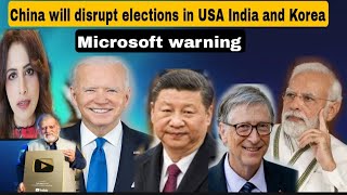 China will disrupt India and USA elections Microsoft Warn Aurya Maqbool Jan gets golden button [upl. by Adriell]