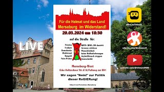 🔴 2032024 Demo in Merseburg I SachsenAnhalt merseburg [upl. by Ogilvy]