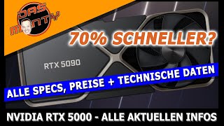 Nvidia GeForce RTX 5000  ALLE AKTUELLEN INFOS zur RTX 5090 5080 5070 und 5060  70 schneller [upl. by Nauqahs685]