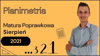 Matura Poprawkowa Sierpień 2021 Zadanie 19  Jak ogarnąć kąty w okręgu wyznaczone przez cięciwy [upl. by Laven]