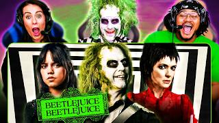 BEETLEJUICE BEETLEJUICE MOVIE REACTION Beetlejuice 2  Michael Keaton  Jenna Ortega  Review [upl. by Bunni]