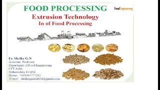 Extrusion Food Processing Technology [upl. by Aleetha459]