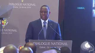 Diamniadio  Macky Sall lance le dialogue national [upl. by Winterbottom]