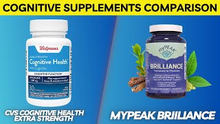 Best Cognitive Supplements CVS Cognitive Health Extra Strength Supplement vs myPeak Brilliance [upl. by Airednaxela652]