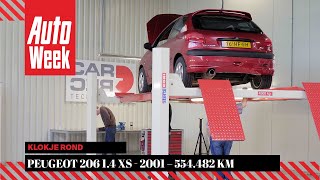 Peugeot 206 14 XS  2001 – 554482 km  Klokje Rond [upl. by Idnahs]