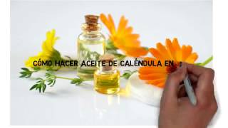 Cómo hacer aceite de caléndula en casa docx [upl. by Blanka521]