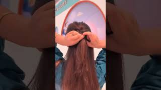 How to tie hair​​ for girl hairstyle hair haircut style hairstyles fashion haircolor [upl. by Ruhtracam]