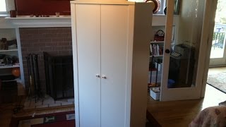 Ikea HENSVIK Wardrobe Detailed Assembly Tutorial [upl. by Vasili]