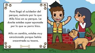 ¡Descubre el Misterio del Tesoro del Parque con Milo  Comprensión lectora para niños [upl. by Higginson599]