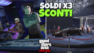 SETTIMANA BENEFACTOR SCONTI E SOLDI TRIPLI SU GTA ONLINE  AGGIORNAMENTO SETTIMANALE [upl. by Dnallor]