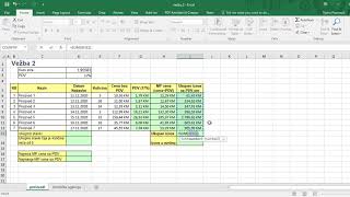 Informatika  Excel vežba 2 [upl. by Celin652]