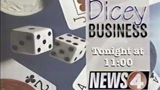 DICEY BUSINESS  Craig Nigrelli reports on casinos for WIVBTV Buffalo 1990s [upl. by Rebhun]