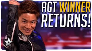 Americas Got Talent WINNER Kenichi Ebina Returns [upl. by Ahteral224]