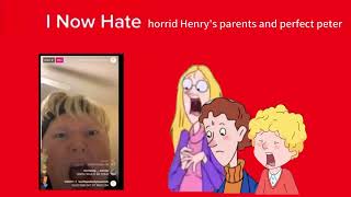 Horrid Henrys parents and perfect peter reaction that me now hates them [upl. by Arataj]