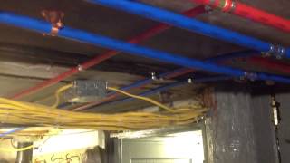 Pex tubing main and branch method [upl. by Weinberg]