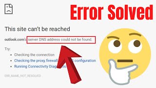 How to Fix Server DNS Address Could Not be Found Easily  This Site Cant be Reached Error  WORKING [upl. by Ttehc573]