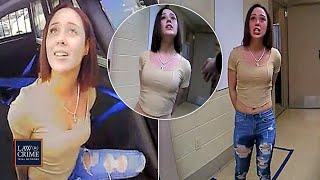 Bodycam Exotic Dancer Tries to Seduce Cop Throws ‘Drunk’ Tantrum and Pees Herself in Squad Car [upl. by Haim]