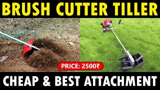 Brush Cutter Tiller Attachment  Best Cultivator  Weeder Attachment for Brush Cutter Machine [upl. by Dole315]