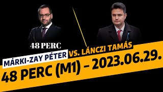 MárkiZay Péter Lánczi Tamás vendége az M1 en  2023 június 29 [upl. by Rempe]