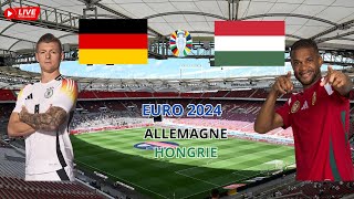 ALLEMAGNE VS HONGRIE LIVE MATCH  EURO 2024 [upl. by Analat]