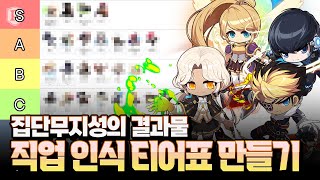 시청자와 함께하는 인식 티어표 만들기 메이플스토리 페이지 [upl. by Rella]