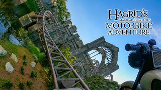 Hagrids Magical Creatures Motorbike Adventure 4K Front Seat POV  Universal Islands of Adventure [upl. by Llewxam990]