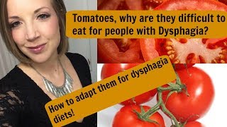 Tomato How to adapt it for people with dysphagia who need modified textures [upl. by Ethbinium]