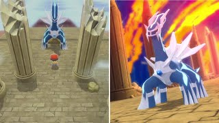 Pokemon Brilliant Diamond  Spear Pillar Dialga Boss Battle [upl. by Lleira]