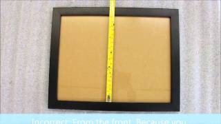 How To Measure a Picture Frame [upl. by Anawad]