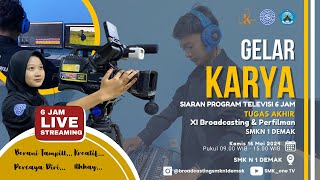 LIVE  GELAR KARYA TUGAS AKHIR XI BROADCASTING amp PERFILMAN TAHUN 2024 [upl. by Judith]