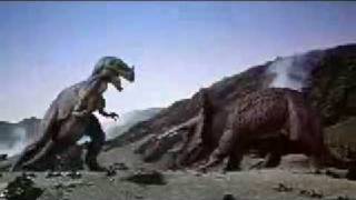 Ceratosaurus vs Triceratops from 1 Million Years BCflv [upl. by Forcier]