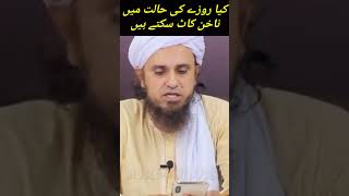 Kya Roze Ki Halat Me Nakhun Kat Sakte Hai  mufti tariq masood status  short viral ytshorts [upl. by Akenahc]