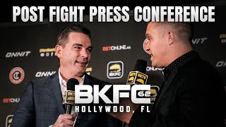 BKFC 62 HOLLYWOOD PostEvent Press Conferene  LIVE [upl. by Gebhardt316]