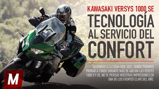 Kawasaki Versys 1000 SE  Prueba y opinión en la Crom Ride 2021 [upl. by Ot]